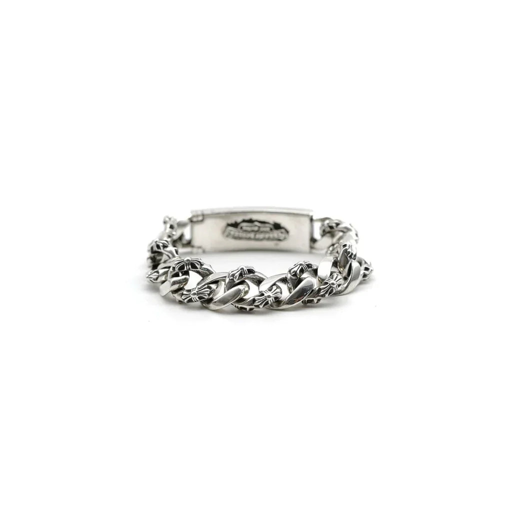 Chrome Hearts DAGGER ID FANCY LINK CLIP BRACELET 9